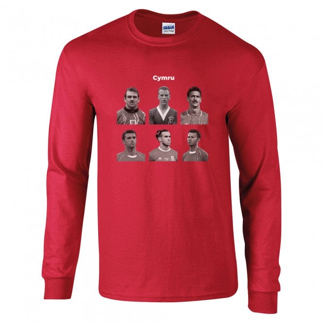 Cymru (Wales) Legends Long Sleeve T-Shirt