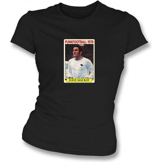 Dave Mackay 1970 (Derby County) Black Women's Slimfit T-Shirt
