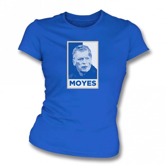 David Moyes - Hope Poster (Everton Influenced) Organic Womens Slim Fit T-Shirt
