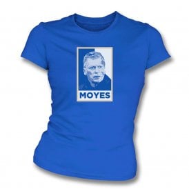 David Moyes - Hope Poster (Everton Influenced) Womens Slim Fit T-Shirt