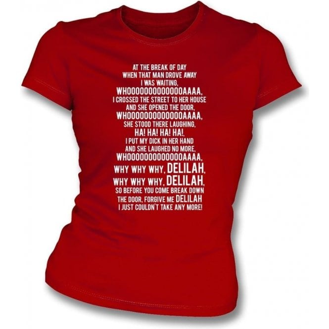 Delilah (Stoke City) Womens Slim Fit T-Shirt