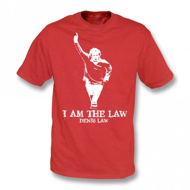 Denis Law - I Am The Law (Manchester United Influenced) Organic T-Shirt