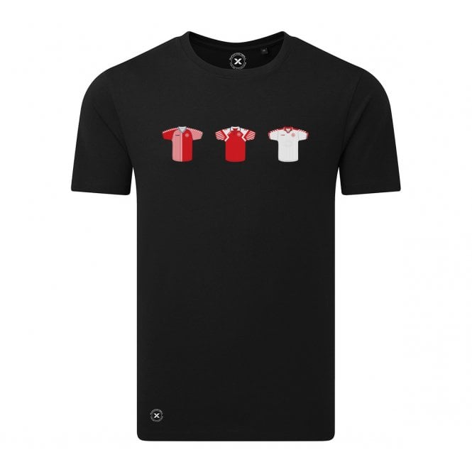 Denmark Retro Football Kits (True Colours Collab) Organic T-Shirt