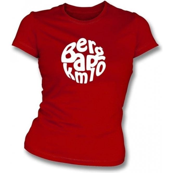 Dennis Bergkamp Logo Women's Slim Fit T-shirt