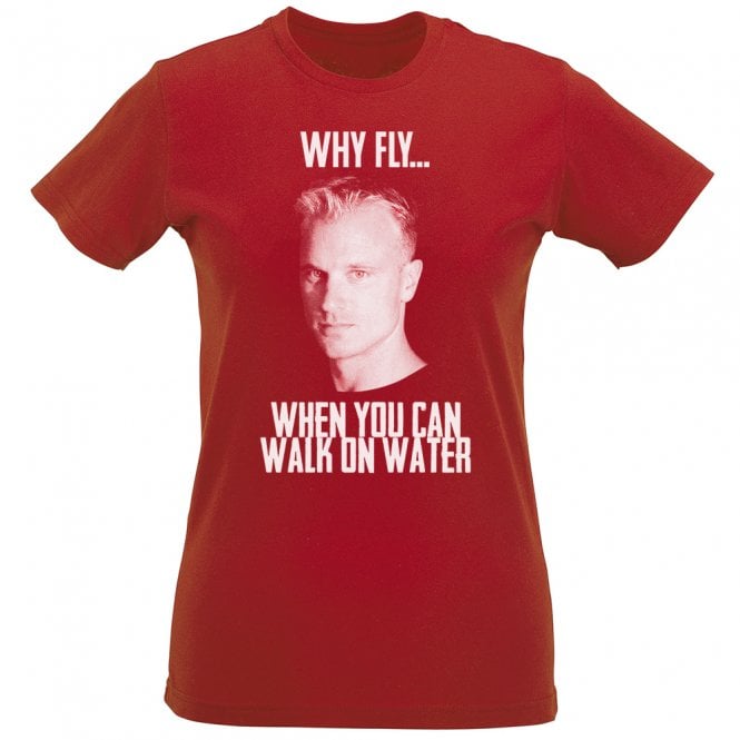 Dennis Bergkamp - Walk On Water Womens Slim Fit T-Shirt