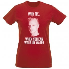 Dennis Bergkamp - Walk On Water Womens Slim Fit T-Shirt