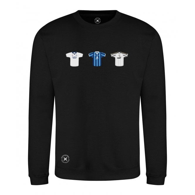 Derby County Retro Football Kits (True Colours Collab) Organic Sweatshirt