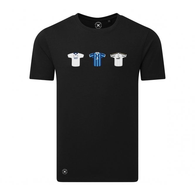 Derby County Retro Football Kits (True Colours Collab) Organic T-Shirt