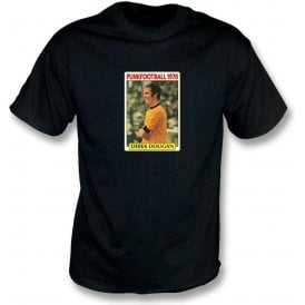 Derek Dougan 1970 (Wolves) Black T-Shirt