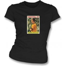 Derek Dougan 1970 (Wolves) Black Women's Slimfit T-Shirt