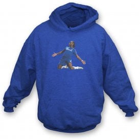 Didier Drogba Art Print (Chelsea) Hooded Sweatshirt