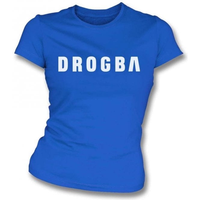 Didier Drogba (Chelsea) Sponsor Womens Slim Fit T-Shirt