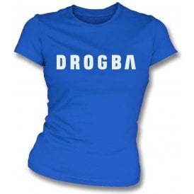 Didier Drogba (Chelsea) Sponsor Womens Slim Fit T-Shirt