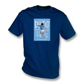 Diego Maradona Tribute (Napoli Influenced) T-Shirt