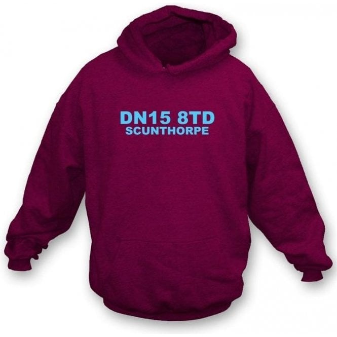 DN15 8TD Scunthorpe Hooded Sweatshirt (Scunthorpe United)