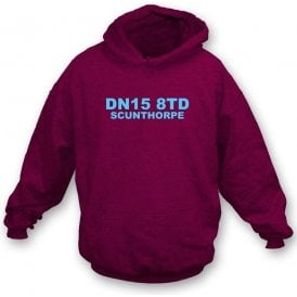 DN15 8TD Scunthorpe Hooded Sweatshirt (Scunthorpe United)