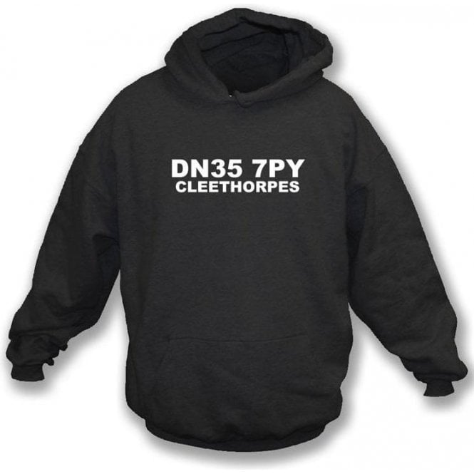 DN35 7PY Cleethorpes Hooded Sweatshirt (Grimsby Town)