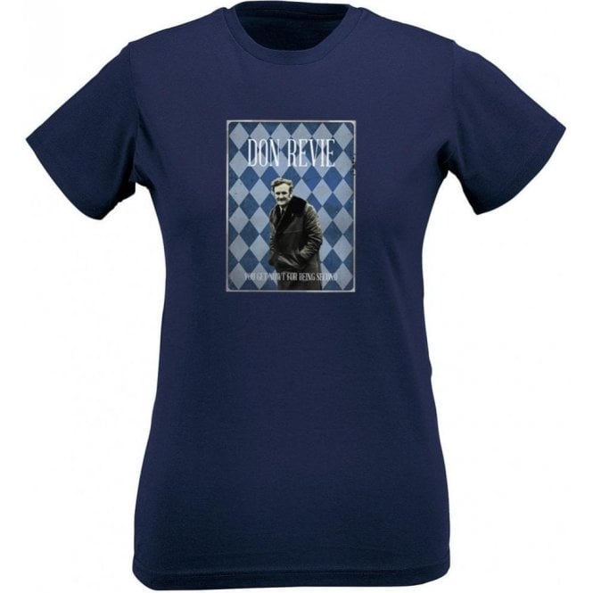 Don Revie (1972) Vintage Poster Womens Slim Fit T-Shirt