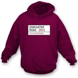 Doncaster Road DN15 Hooded Sweatshirt (Scunthorpe United)