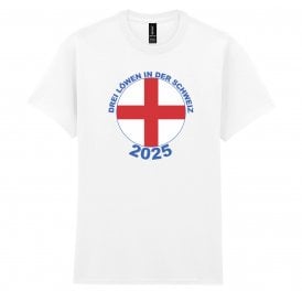 Drei Lowen In Der Schweiz (England Euro 2025 Influenced) Organic T-Shirt