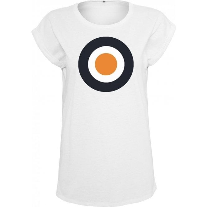 Dundee United Classic Mod Target Womens Extended Shoulder T-Shirt