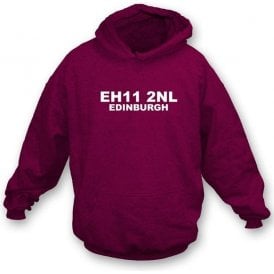 E11 2NL Edinburgh Hooded Sweatshirt (Hearts)