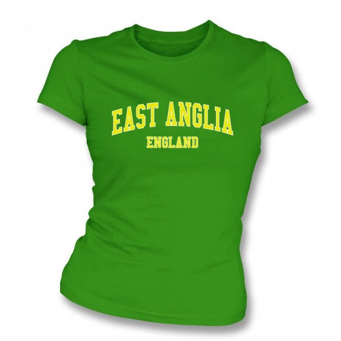East Anglia (Norwich Influenced) Womens Slim Fit T-Shirt