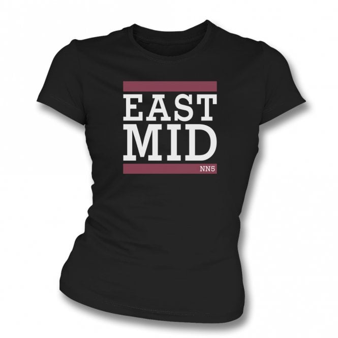EAST MID (Northampton Influenced) Womens Slim Fit T-Shirt