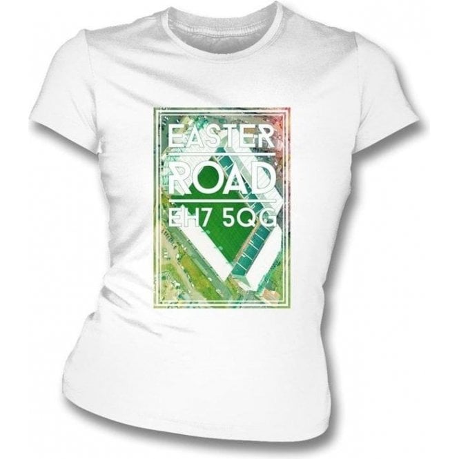 Easter Road EH7 5QG (Hibernian) Women's Slimfit T-Shirt