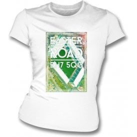Easter Road EH7 5QG (Hibernian) Women's Slimfit T-Shirt