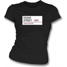 Edgar Street HR4 Women's Slimfit T-Shirt (Hereford United)