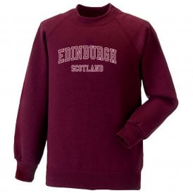 Edinburgh (Hearts Influenced) Kids Sweatshirt
