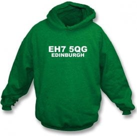 EH7 5QG Edinburgh Hooded Sweatshirt (Hibs)