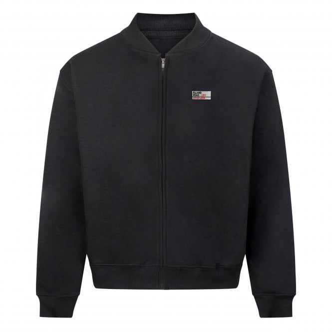 Elland Road (Leeds United Influenced) Road Sign Heavyweight Embroidered Bomber Sweatshirt