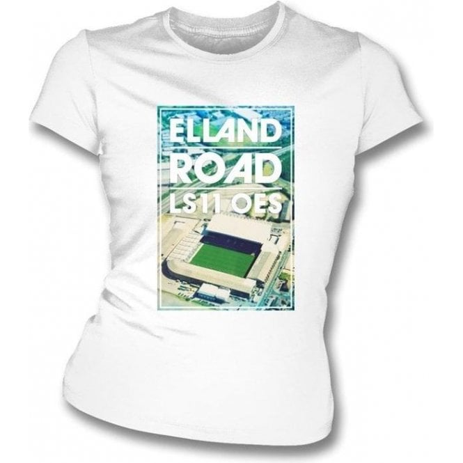 Elland Road LS11 OES (Leeds United) Women's Slim Fit T-shirt