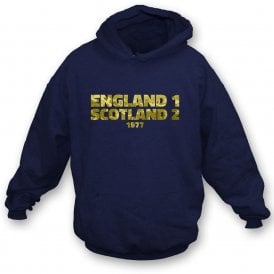 England 1 Scotland 2 (British Home Championship 1977) Hooded Sweatshirt