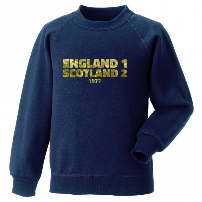 England 1 Scotland 2 (British Home Championship 1977) Sweatshirt