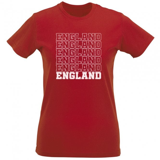 England England England Womens Slim Fit T-Shirt