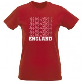 England England England Womens Slim Fit T-Shirt