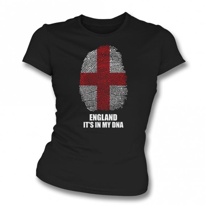 England - It's In My DNA Womens Slim Fit T-Shirt