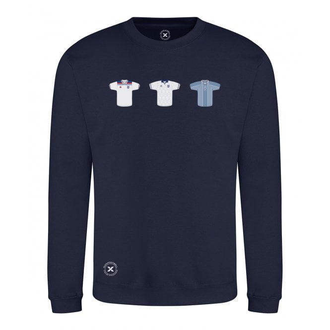 England Retro Football Kits (True Colours Collab) Organic Sweatshirt