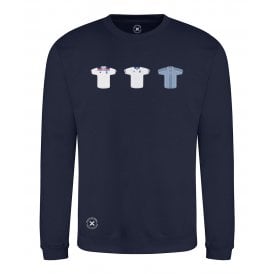 England Retro Football Kits (True Colours Collab) Organic Sweatshirt