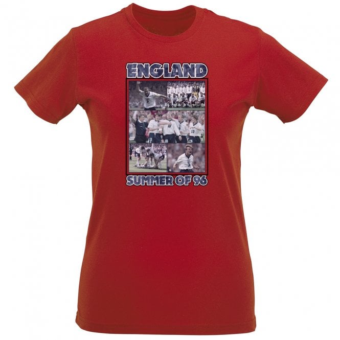England - Summer Of 96 Womens Slim Fit T-Shirt