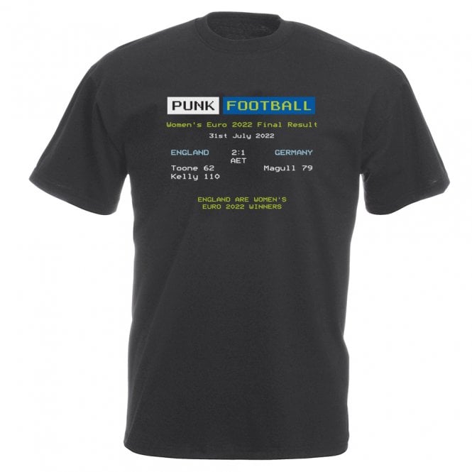 England Womens Euro 2022 Final Ceefax Vintage Wash T-Shirt