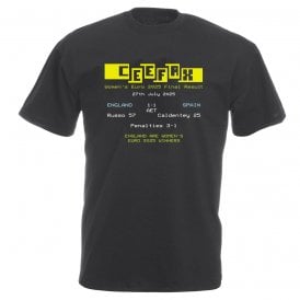 England Womens Euro 2025 Final Ceefax Vintage Wash T-Shirt