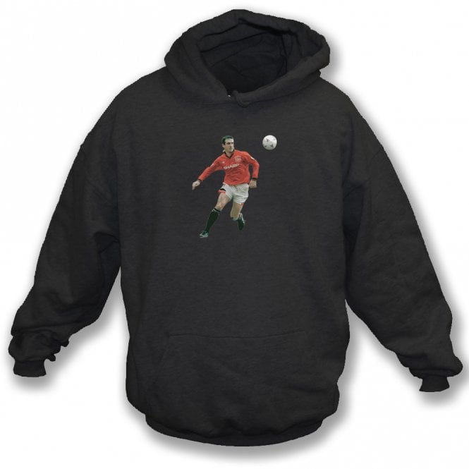 Eric Cantona Art Print (Manchester United) Hooded Sweatshirt