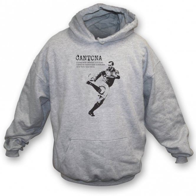 Eric Cantona (Banksy Style - Manchester United) Hooded Sweatshirt