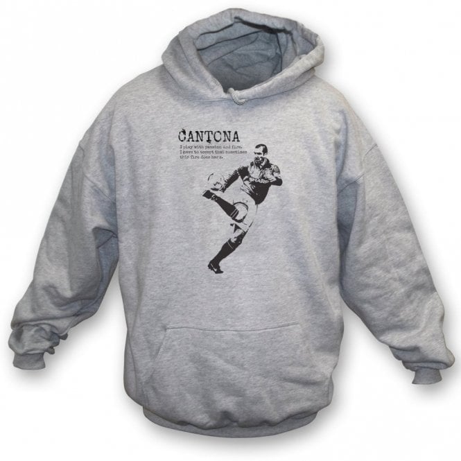 Eric Cantona (Banksy Style - Manchester United) Organic Hooded Sweatshirt