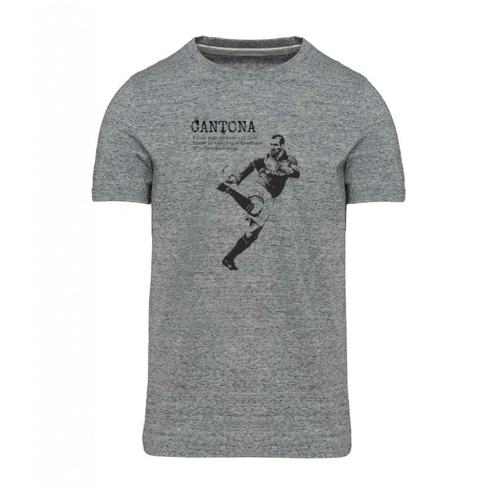 T-shirt Vintage Eric Cantona Manchester United - Taille XXL, Noir, Occasion Parfait état