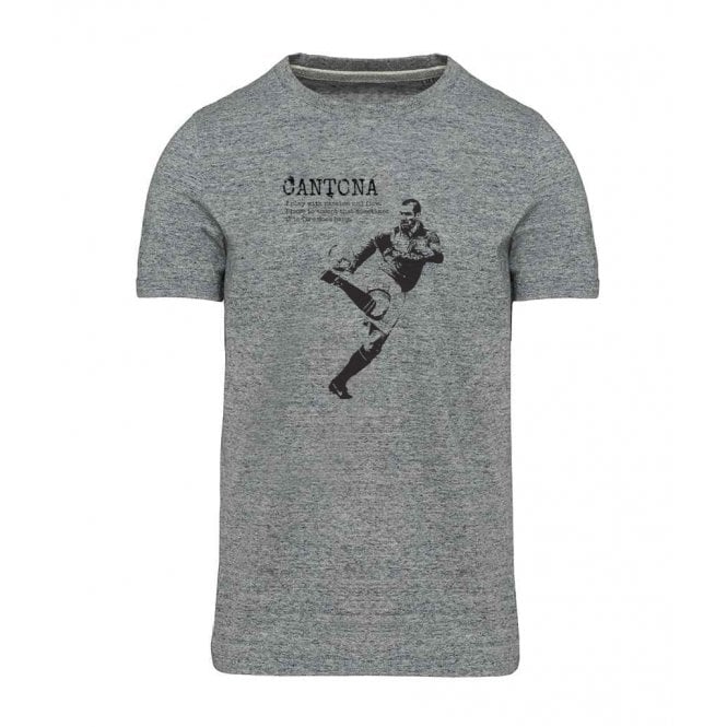 T-shirt Vintage Manchester United Eric Cantona - Taille L, Noir, Numéro 7